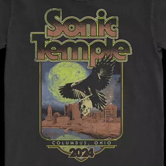 Sonic Temple 2024 Columbus Ohio Shirt Rock Band Music Graphic Tee Concert Tour96 - Picture 2 of 5